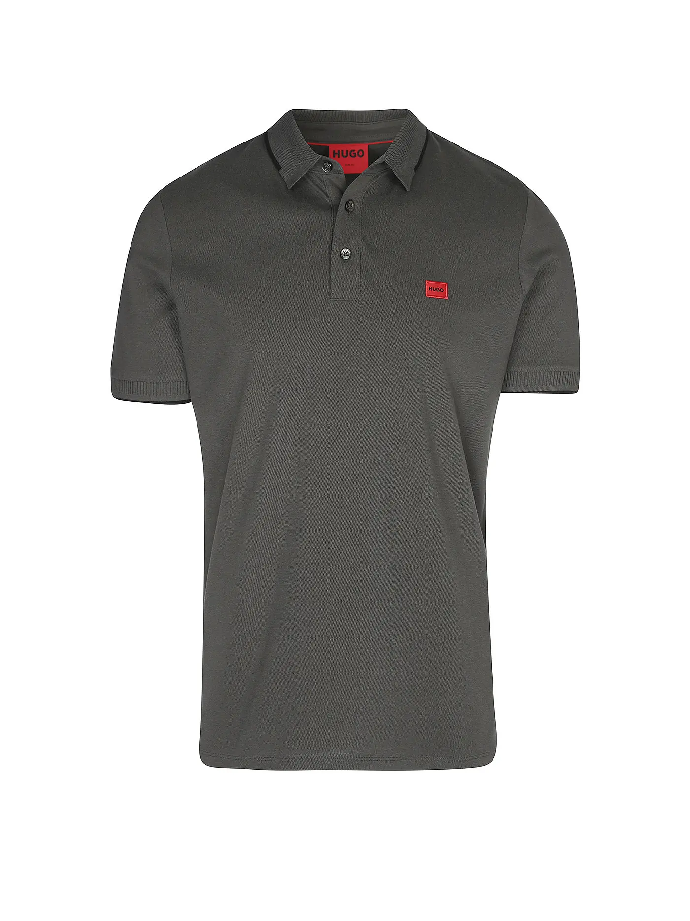 HUGO | Poloshirt DERESINO | grau